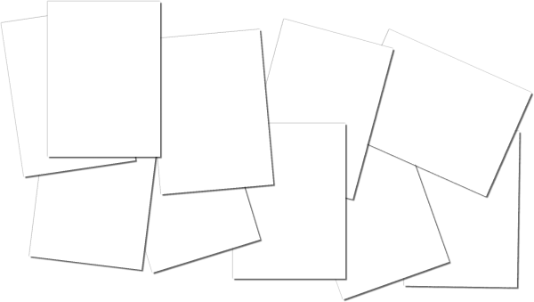 Простые рамки для фотоколлажа