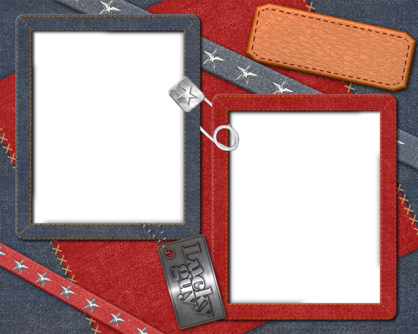 Рамка для коллажа мужская