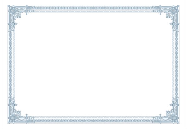 Векторные рамки для сертификатов