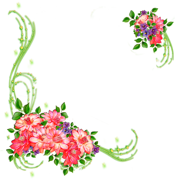Цветочная рамка