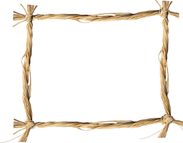 Рамка плетеная