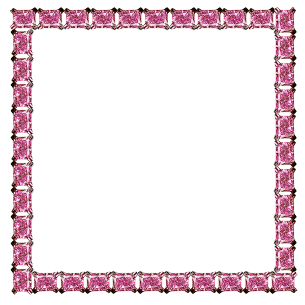 Рамка квадратная на прозрачном фоне