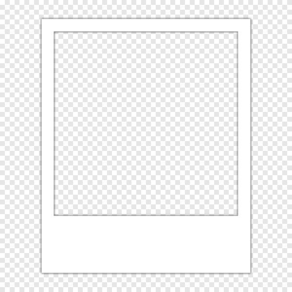 Полароидная рамка для фотошопа на прозрачном фоне