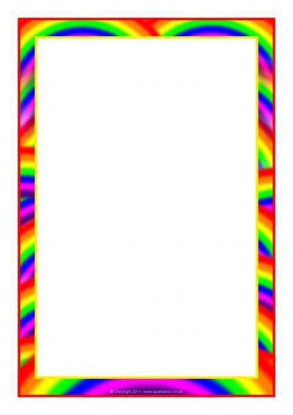 Рамка разноцветная