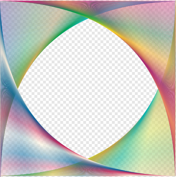 Радужная рамка