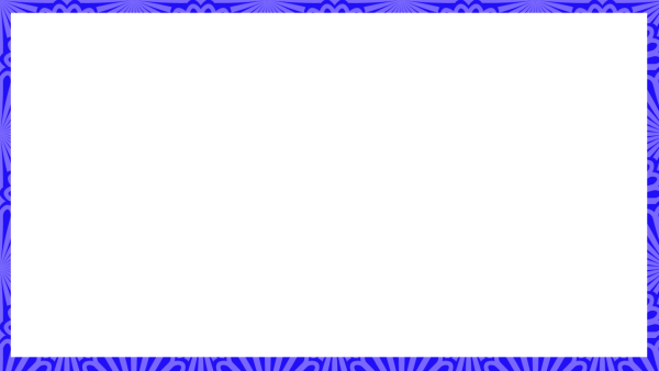 Голубая рамка на прозрачном фоне для фотошопа