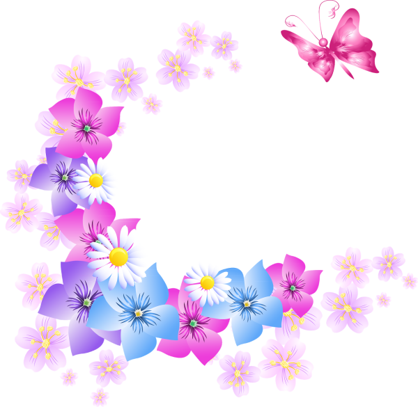 Рамка из бабочек