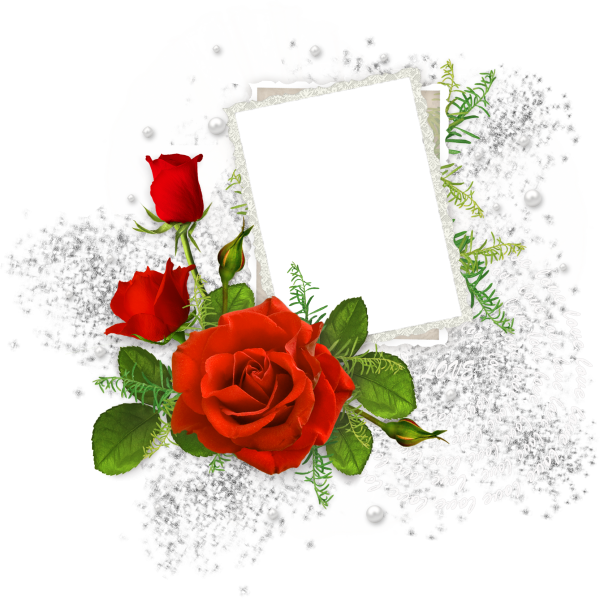 Фоторамка с розами