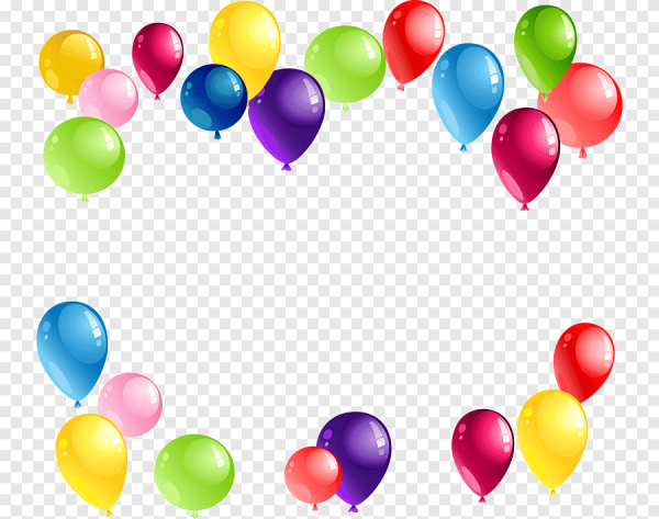 Шарики рамка без фона