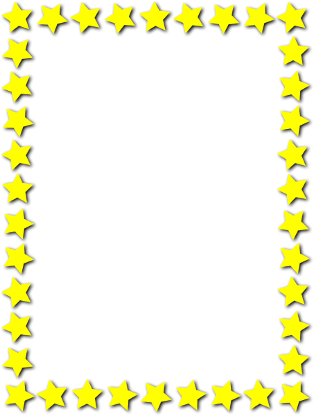 Рамка звездочки