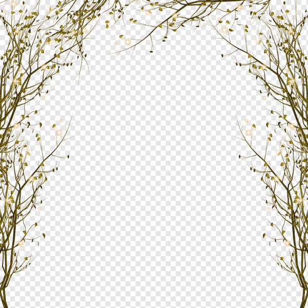 Рамка Весенняя на прозрачном фоне