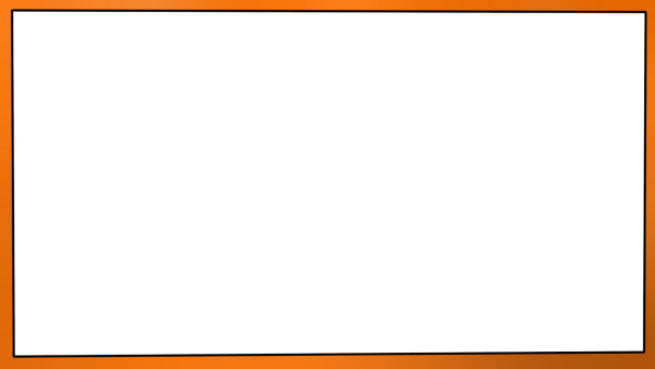 Рамка оранжевая на прозрачном фоне