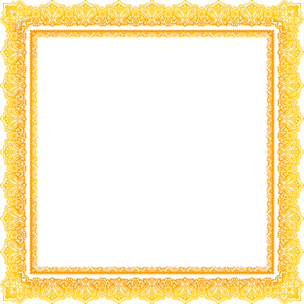 Желтая рамка прямоугольная