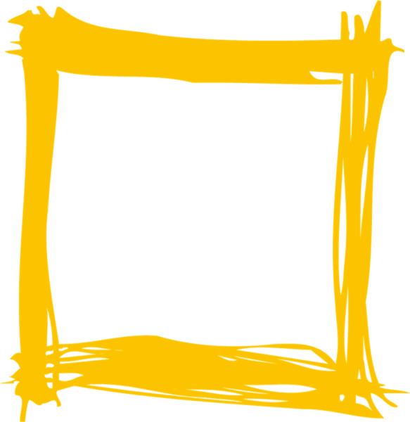 Фоторамка желтая