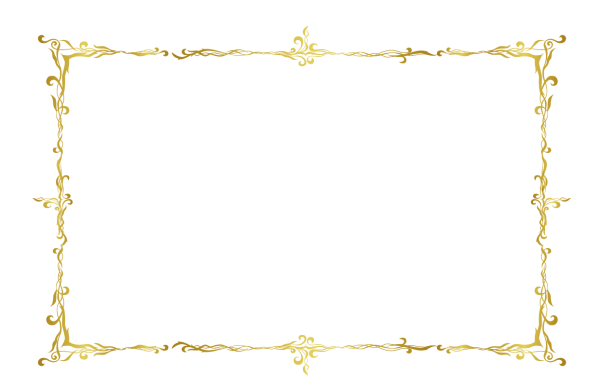 Тонкая золотистая рамка