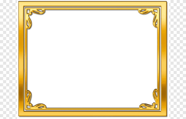 Рамка золото