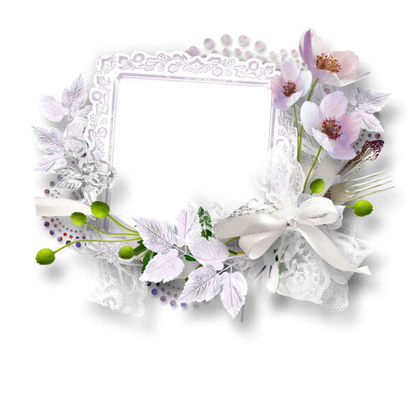 Цветочные Свадебные рамки