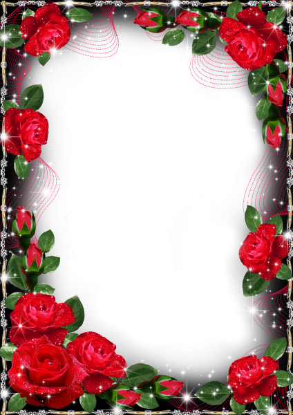 Красивая рамка вертикальная