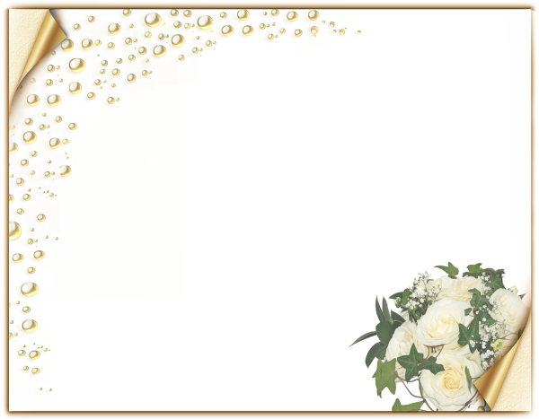 Рамка Свадебная простая