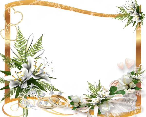 Свадебные рамки для фотошопа