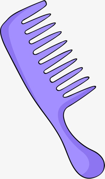 Нарисовать расческу