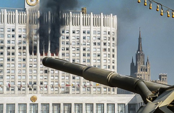 Белый дом Москва 1993 обстрел