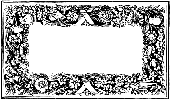 Красивый орнамент для рамки