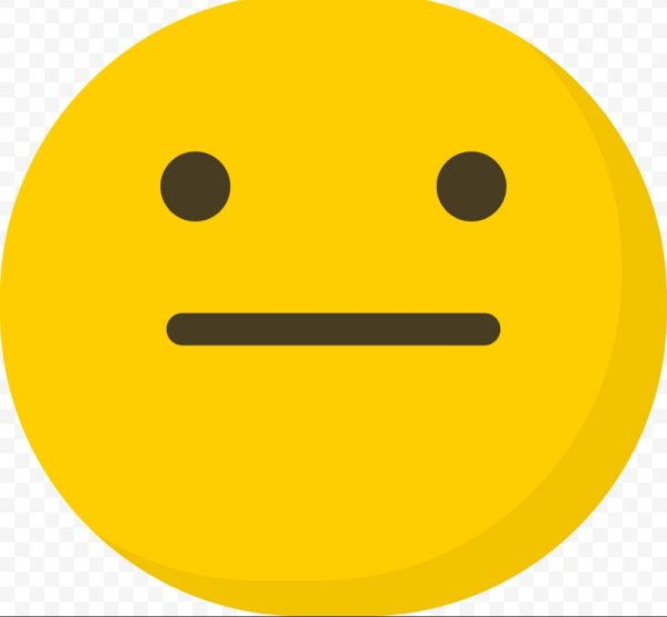 Нейтральный смайлик