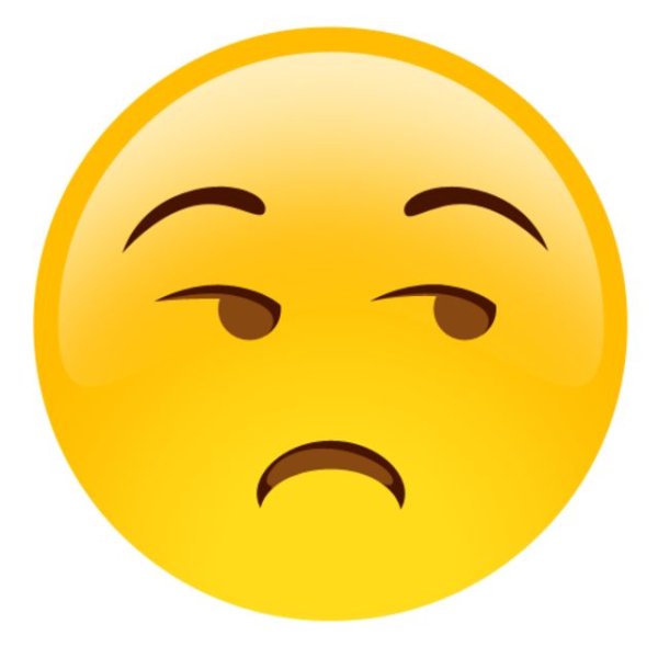 Эмодзи недовольный