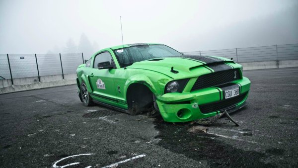 Gt500 Ford зелёный АВТОХЛАМ