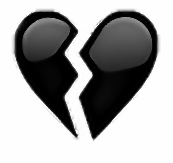 Чёрное разбитое сердце