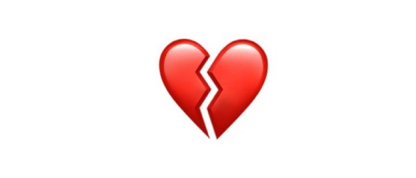 Разбитое сердечко смайлик