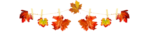 Разделители линеечки осенние