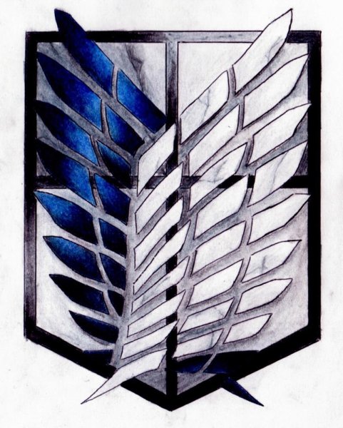 Знак развед отряда атака титанов