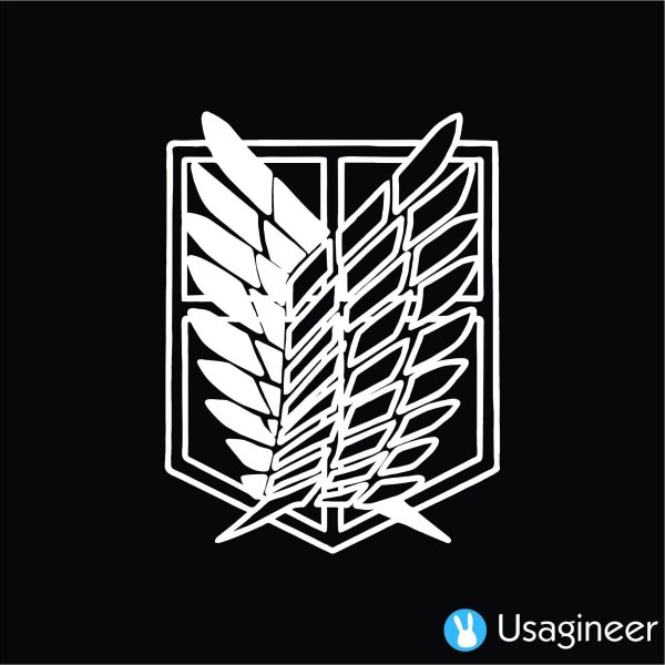 Эмблема развед корпуса атака титанов