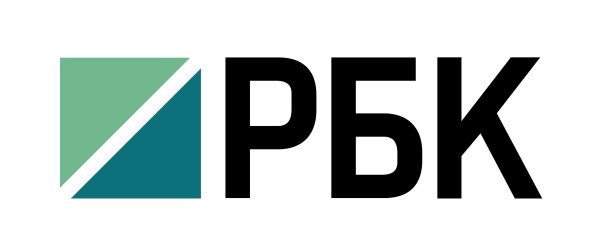 Логотип РБК белый