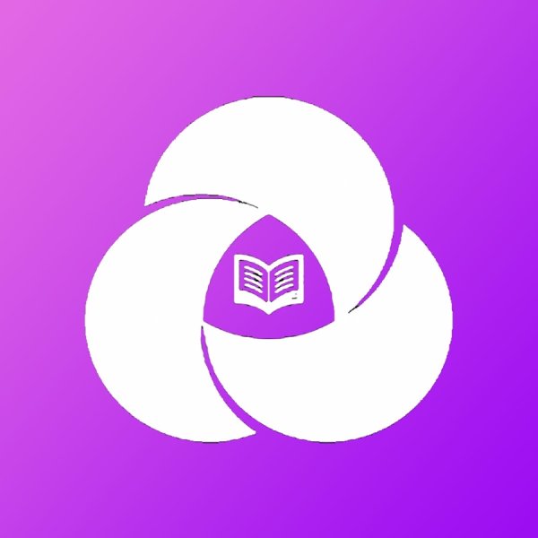 Эмблема РДШ сиреневая