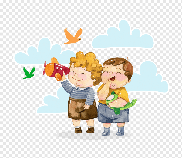 Детские Акварельные клипарты