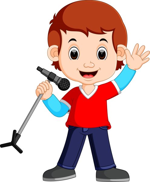 Мальчик с микрофоном