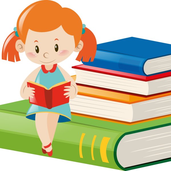 Дети с книгой клипарт