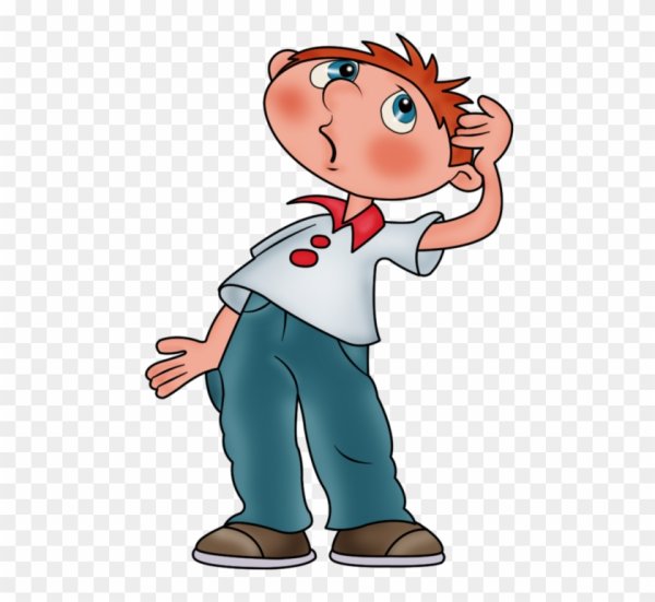 Ученик думает