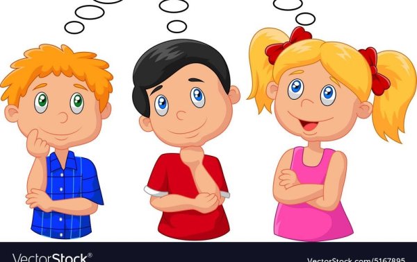 Ребенок думает