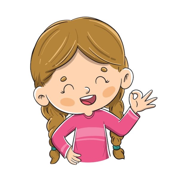 Девочка говорит картинка