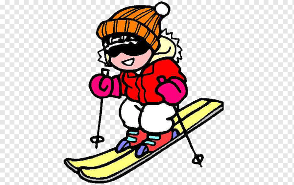 Лыжи иллюстрация