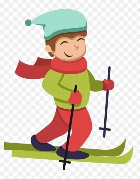 Лыжники дети