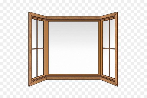 Окно на прозрачном фоне