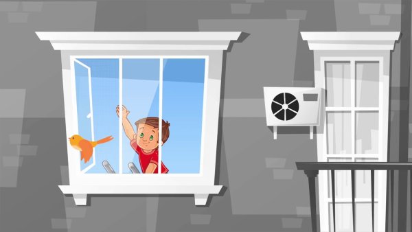 Ребенок у окна