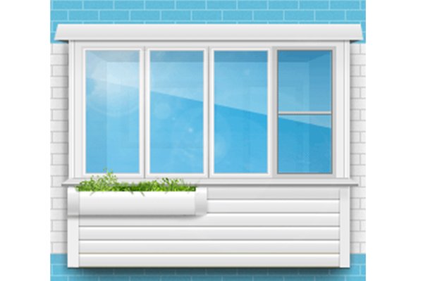 Балкон вектор