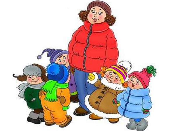 Прогулка в детском саду