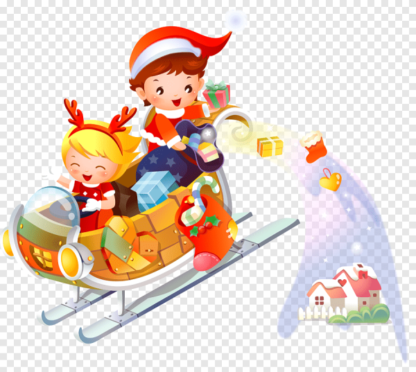 Санки иллюстрация